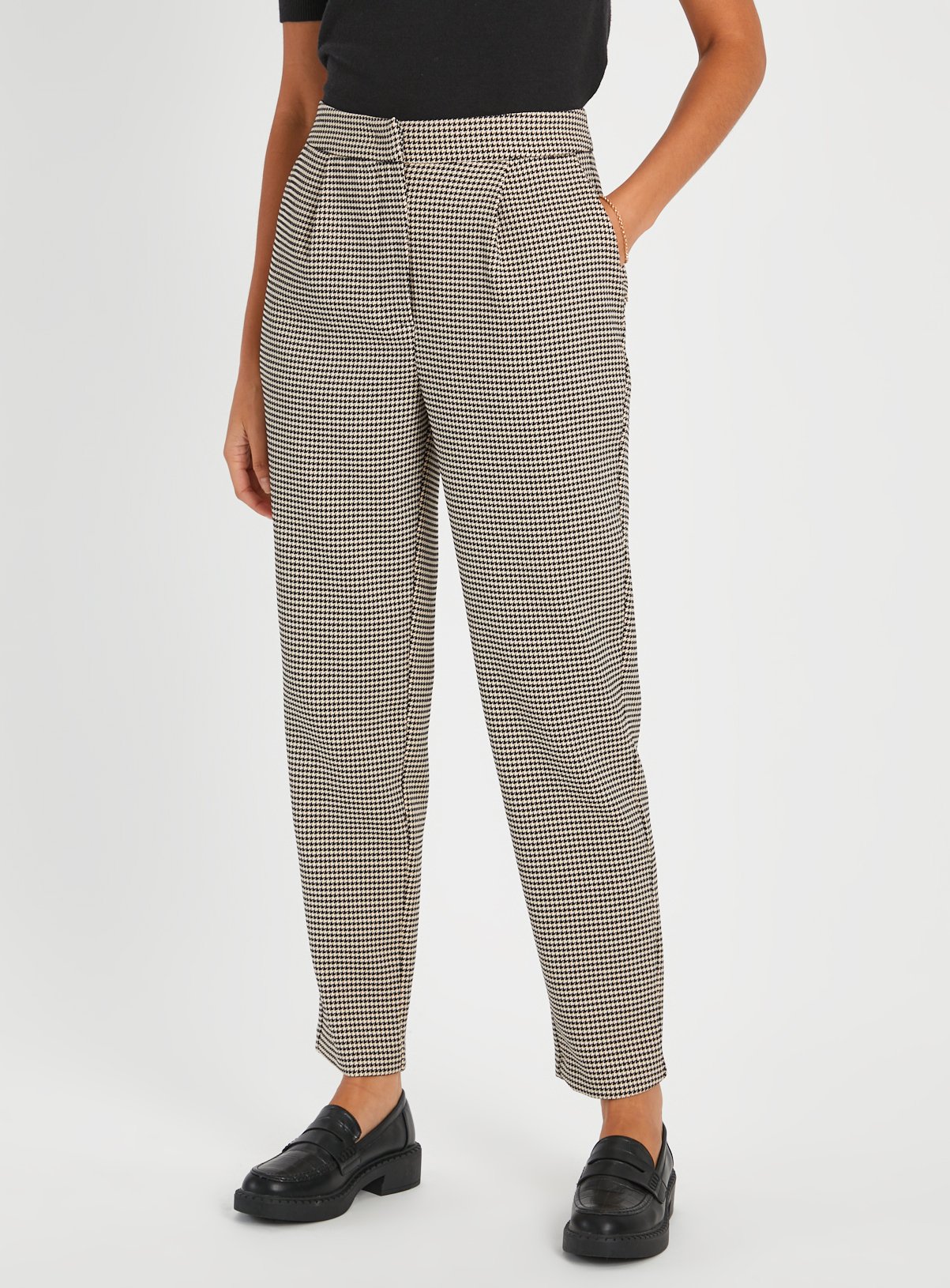 Buy Dogtooth Tapered Coord Trousers 18L | Trousers | Argos